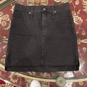 Black madewell skirt